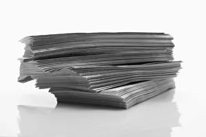 Empty Studio Background Photo Impressions: Stack of envelopes