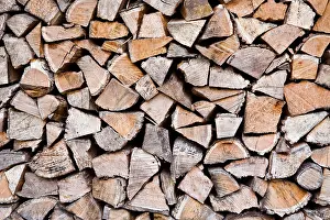 Firewood Detail Impressions: Stack of firewood