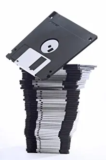 Office Supplies Impressions: Stack of floppy disks