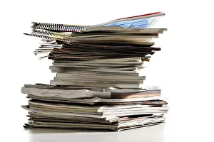 Indoor Studio Photography Impressions: Stack of magazines