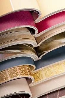 Eastern European Interior Impressions: Stack of magazines, poland