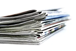Still Life Photography Studio Impressions: Stack of newspapers