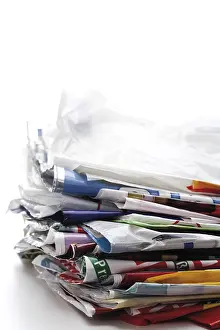 Studio Photography Props Impressions: Stack of plastic bags