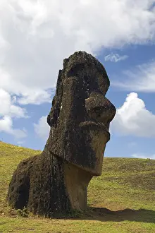 Images Liées Impressions: La statue de l'île de Pâques.