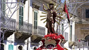 Christian Religious Figure Impressions: Statue of the Risen Christ, Cristo Risorto