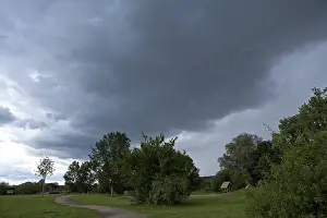 Stormy Atmosphere Germany Impressions: Storm front approaching, Hitzacker
