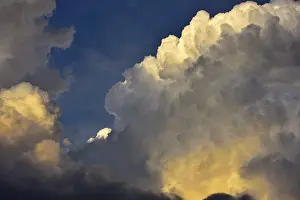 Evening Light In Bavaria Impressions: Storm clouds, towering vertical clouds