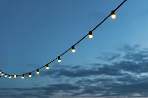 Evening Sky Photography Impressions: String lights sunset sky