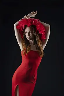 Studio Beauty Photography Impressions: In a studio with dramatic lighting