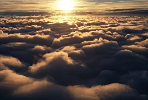 Cloudy Sky Images Impressions: Sun above the clouds