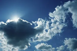 Cloud Formations In The Sky Impressions: Sun behind clouds