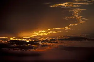 Cloudy Sunset Impressions: Sunset