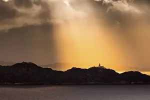Inner Hebrides Coastal Scene Impressions: Sunset at the lighthouse of Rona