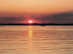 Evening Atmosphere Pictures Impressions: Sunset, motion blur