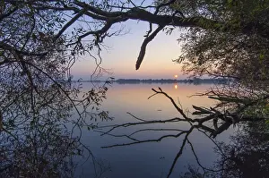 Deserted Lake Germany Impressions: Sunset Sunset on the Dummer