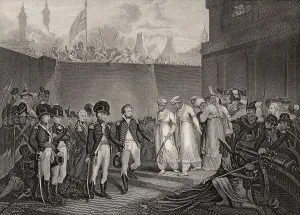 Anglo Mysore War Impressions: Surrender of two sons of Tipu Sultan
