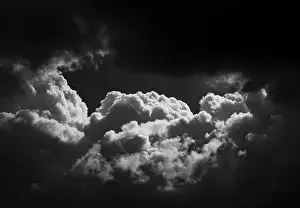 Austria Clouds Impressions: SW image, dramatic cloudscape with (cumulus) clouds