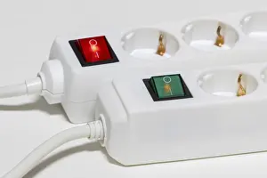 Power Industry Equipment Impressions: Switchable socket strips, plugs