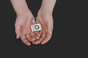 German Federal Republic Protection Impressions: Symbolic image of basic child security