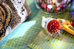 Germany Handicrafts Impressions: Tailor's workshop, thread