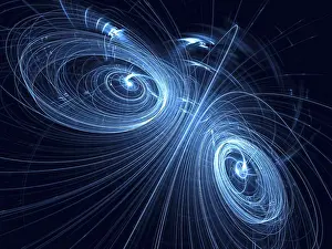 Abstract Technology Background Impressions: Technology background - abstract computer-generated image