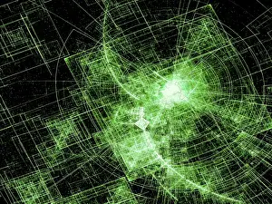 Technology Background Image Impressions: Technology or space theme background - abstract computer-generated image