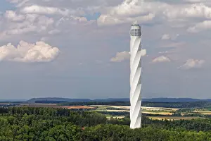 Thyssenkrupp Test Tower Impressions: Thyssenkrupp test tower for elevators with visitor platform
