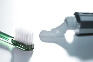 Personal Grooming Products Impressions: Toothbrush with toothpaste