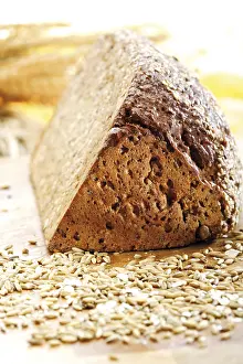 Wholegrain Bread Impressions: Triangular loaf of wholegrain bread