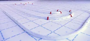 New House Construction Impressions: Underfloor heating in the shell