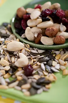 Dried Fruit Photography Impressions: Various nuts and kernels