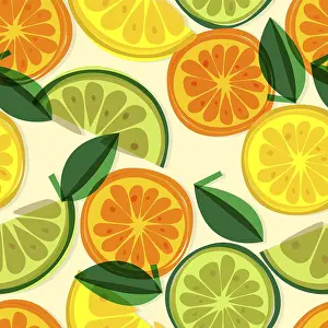 Bright Background Impressions: Vector bright background with lemon