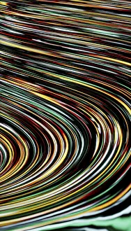 Abstract Computer Graphics Impressions: A vibrant 3D render featuring dynamic
