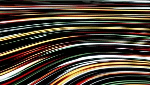 Colorful Abstract Art Impressions: A vibrant 3D render showcasing dynamic