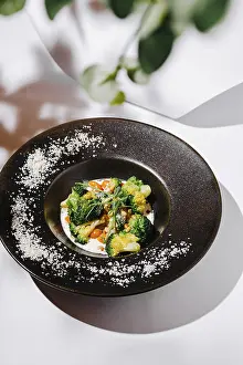 Colorful Vegetables Impressions: A vibrant dish featuring broccoli