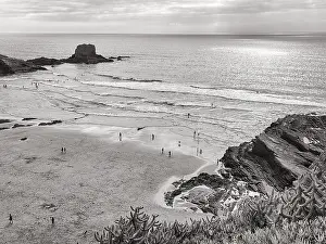Steep Cliff Views Impressions: View of the beach from the cliffs
