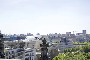 Deserted Cityscape Germany Impressions: View over Berlin