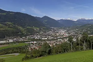 Deserted Italian Town Impressions: View of Brixen in the Eisack Valley