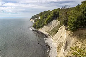 Baltic Sea Coast Impressions: View of the chalk cliffs