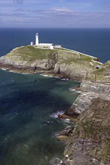 Rocky Escarpment Impressions: View of the cliffs and the lighthouse