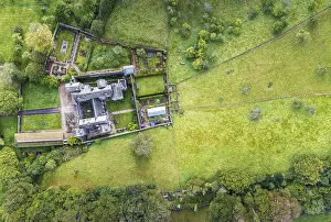 Deserted Castle In Devon Impressions: Top Down view of Compton Castle