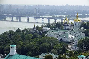 Kiev Cave Monastery Impressions: View of the Lower Lavra Monastery Complex