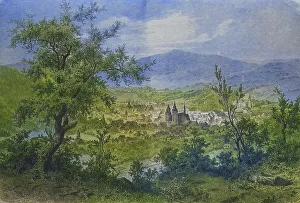 Central European Illustration Impressions: View of Schmalkalden, Thuringia
