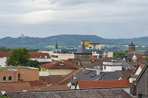 Upper Franconia Cityscape Impressions: View of the town of Lichtenfels from above