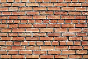 Red Brick Building Impressions: Wall of red bricks