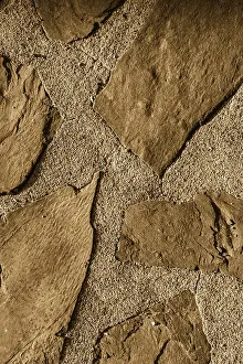Grunge Wall Texture Impressions: Wall surface as a simple grunge background texture pattern