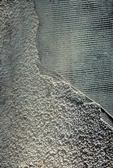 Deserted Wall Background Impressions: Wall surface as a simple grunge background texture pattern