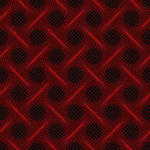European Structure Design Impressions: Warp red lines seamless background - pattern for continuous replicate