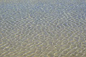 Wavy Water Surface Impressions: Water surface with reflection, wavy pattern