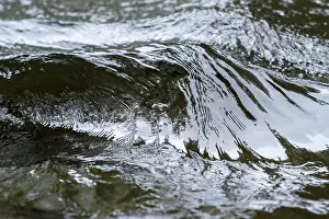 Open Air River Scenes Impressions: Waterfall in spring